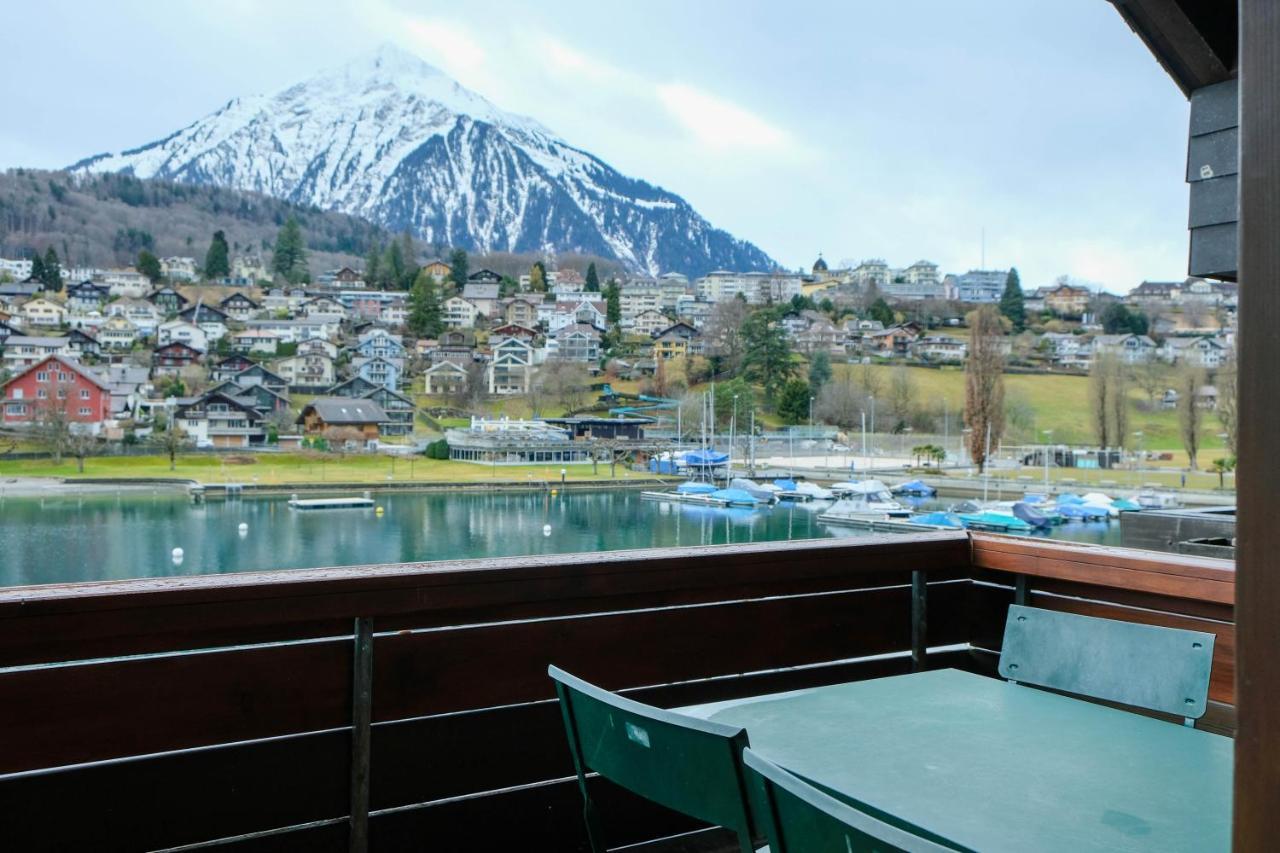 Seewohnung 1 Spiez Extérieur photo