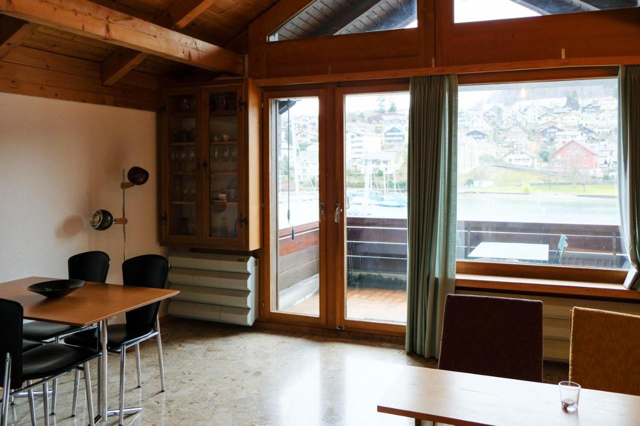 Seewohnung 1 Spiez Extérieur photo